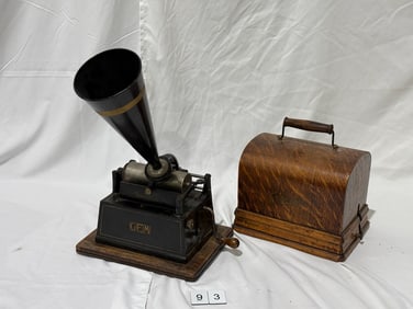 Edison Black Gem Cylinder Phonograph