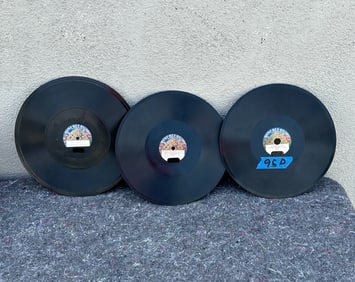 (3) Busy-Bee 10" Records