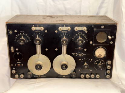 Wireless Specialty Apparatus Co. IP-501 Broadcast Receiver: Wooden case, Broadcast and Long Wave, Made by Wireless Special Apparatus Co., Boston, Mass. Serial No. 432. 20 x 11 x 9