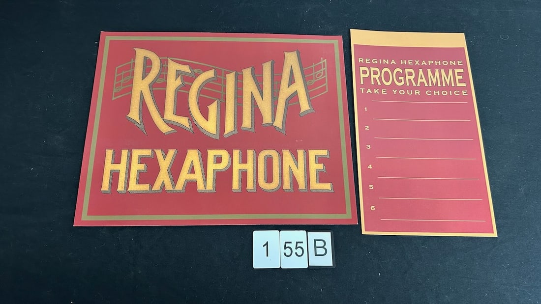 Reginaphone Signboard and Tune List