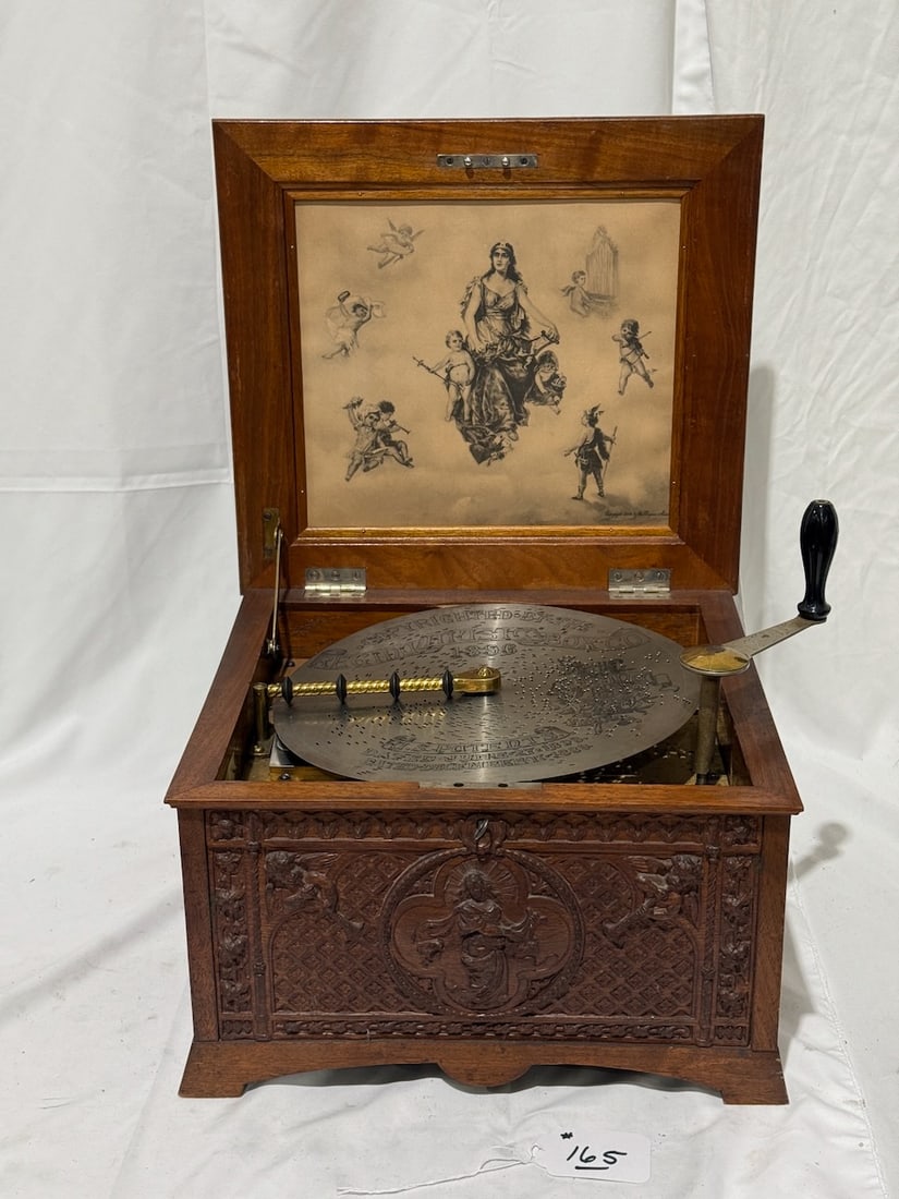 Regina 11" Disc Music Box (1 of 5)