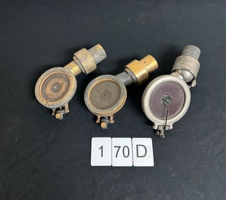Lot of 3 Edison Diamond Disc Adaptors