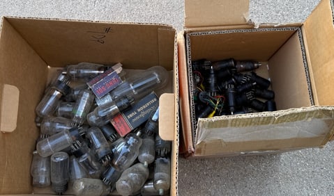 Group of Radio Tubes