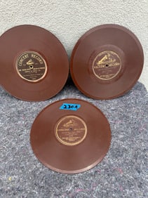 (3) 10" Canadian Berliner Concert Records