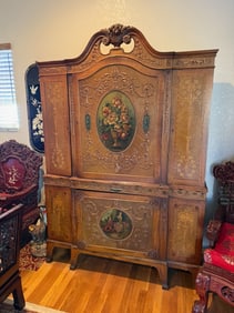 Fantastic Custom Built Brunswick Radio/Phonograph Combination Attributed to "Rudolph Valentino"
