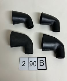Lot of 4 Leather Horn Elbows