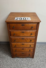 Cylinder Record Cabinet w/ Drawers