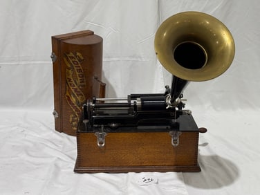 Edison Home Four Latch Cylinder Phonograph