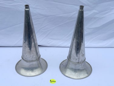 (2) Original Aluminum Horns