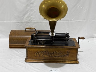Edison Long Case Home Cylinder Phonograph
