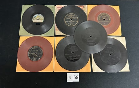 Lot of 7?? Early Disc Records, including Berliner