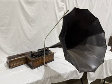 Edison Long Case Home Cylinder Phonograph