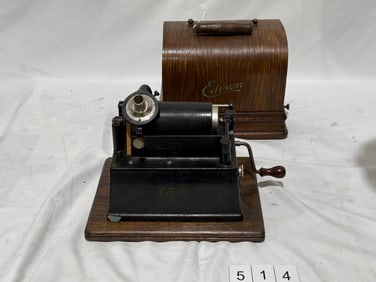 Edison Black Gem Cylinder Phonograph
