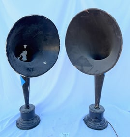 (2)"The Superspeaker" Radio Horn Speakers