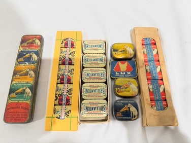 Group of Needle Tins