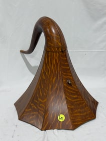 Wood Grain Painted Cygnet Horn