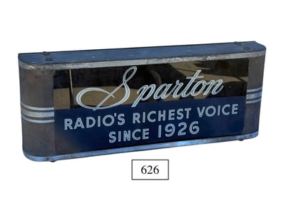 Sparton Lighted Radio Sign