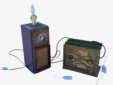Philco 53-707 and Stewart Warner R-11 Radios.