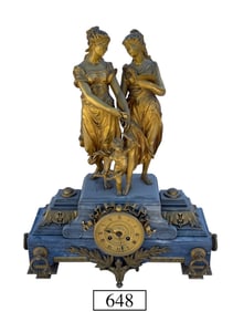 J. Muirheads & Sons French Figural Clock