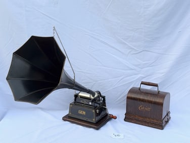 Edison Black Gem Cylinder Phonograph