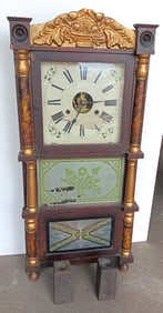 Birge and Mallory Triple-Decker Style Shelf Clock