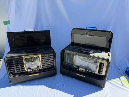 (2) Zenith Trans-Oceanic Radio: Models 8G005YT and 6A40. One lot. Untested
