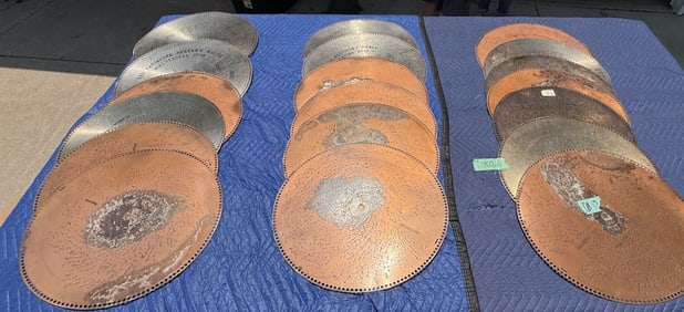 (19) 20-3/4" Regina Music Discs