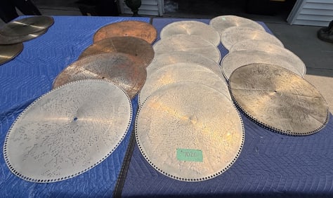 (14) 20-3/4" Regina Music Discs