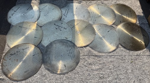 (10) 17-1/4" Stella Music Discs