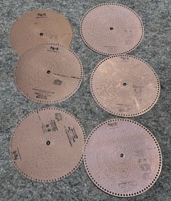 (6) 11" Porter Music discs