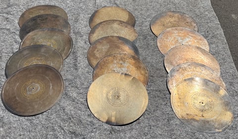 (15) 13-5/8" Symphonion Music Discs