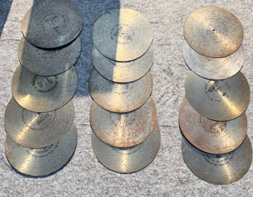 15 13-1/4" Kalliope Music Discs