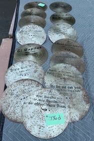 (15) 9-1/4" Mira Music Discs