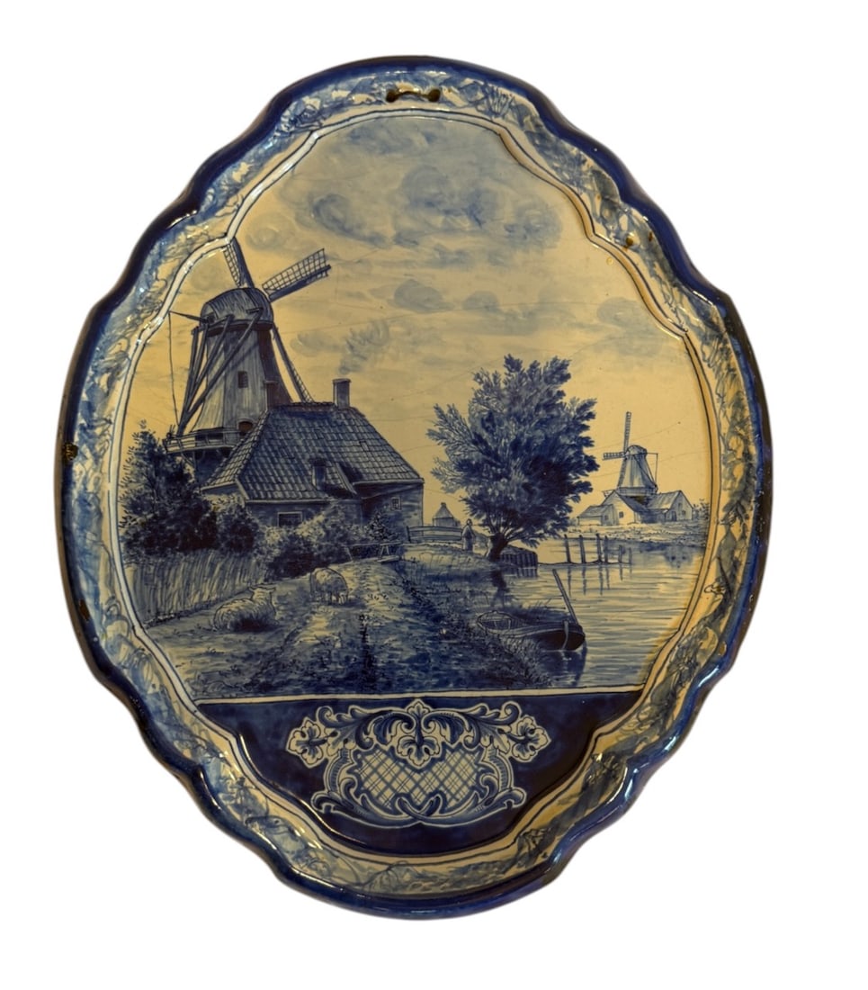 Excellent Delft Wall Plaque (1 of 3)