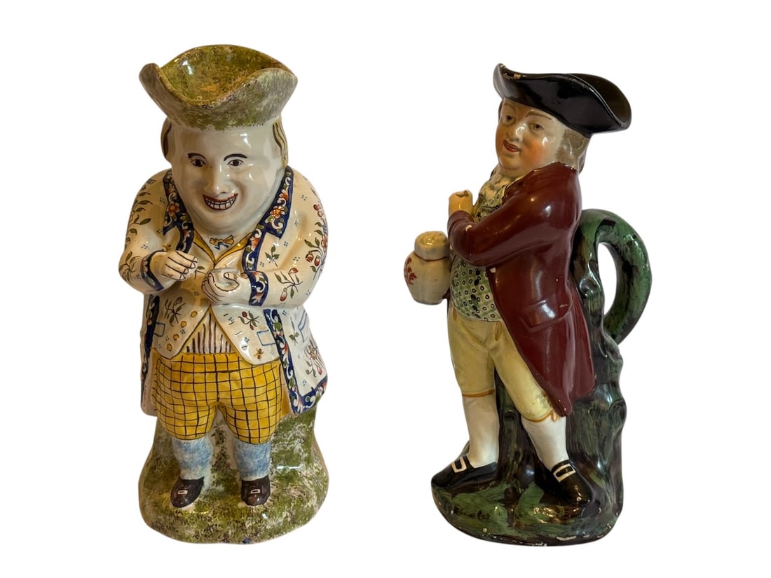 Pair of Excellent Early Toby Pitchers (1 of 2)