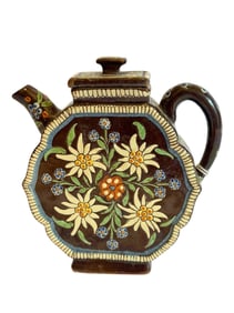 Early Black Delft Tea Pot