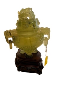 An excellent Jade Covered Vessel