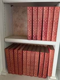 Set of Bibliophile Library of Literature Arts & Manuscripts