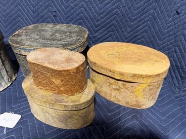 A Group of 5 Early Boxes