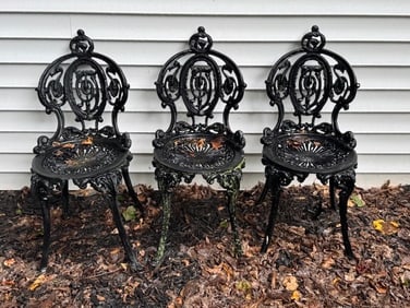 3 Victorian Style Chairs