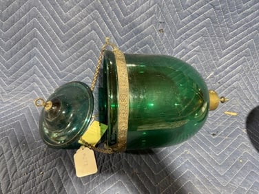 Antique Hanging Hall Candle Light Fixture