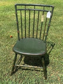 Antique "Bird cage"; Windsor Chair