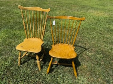 2 Windsor Comb-back Chairs