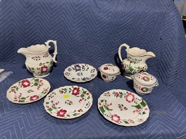 Group of English Earthenware