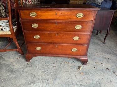 Early Mahogany Chest