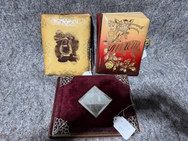 4 Antique Photograph Albums