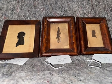 3 Early Framed Silhouettes