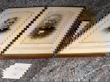 2 Antique Photo Albums