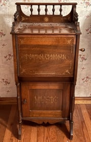 Tournaphone Walnut Case Roller Organ
