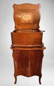 Regina Excellent Style 50 Music Box & Cabinet